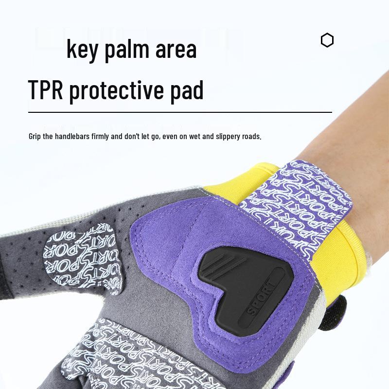 Unisex Summer Motorcycle Gloves - Non-slip, Thin, Wear-resistant, Full Finger, Sunscreen for Riding & Biking