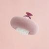 Sunflower Bath Brush with Suction Cup Ring Design Super Soft 2-in-1 Bath Ball Cleansing Massage Exfoliating Shower Sponge