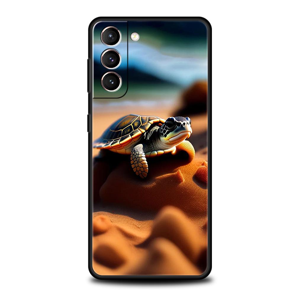 

Милый Чехол-Черепашка для Samsung Galaxy S24 S23 S22 S20 S21 FE Ultra S24 S23 S10 S10E S9 S8 Plus 5G Силиконовый Чехол для Телефона Capa S20Ultra