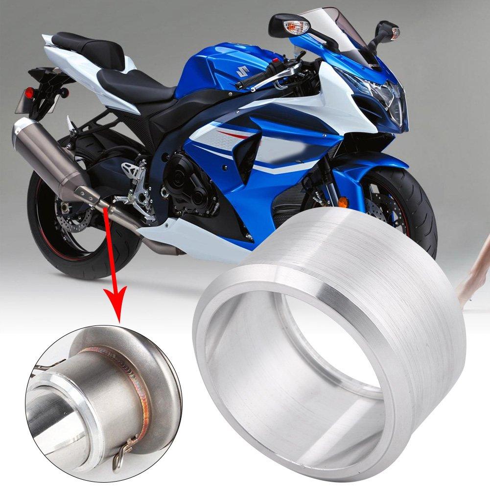 Qiilu Exhaust Muffler, Muffler Silencer, Adapter, Conversion Pipe, Baffle Adapter, 2.4 To 2 Inches