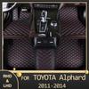 Covorașe auto pentru Toyota Alphard 2011 2012 2013 2014 Tampoane personalizate pentru picioare auto covor auto