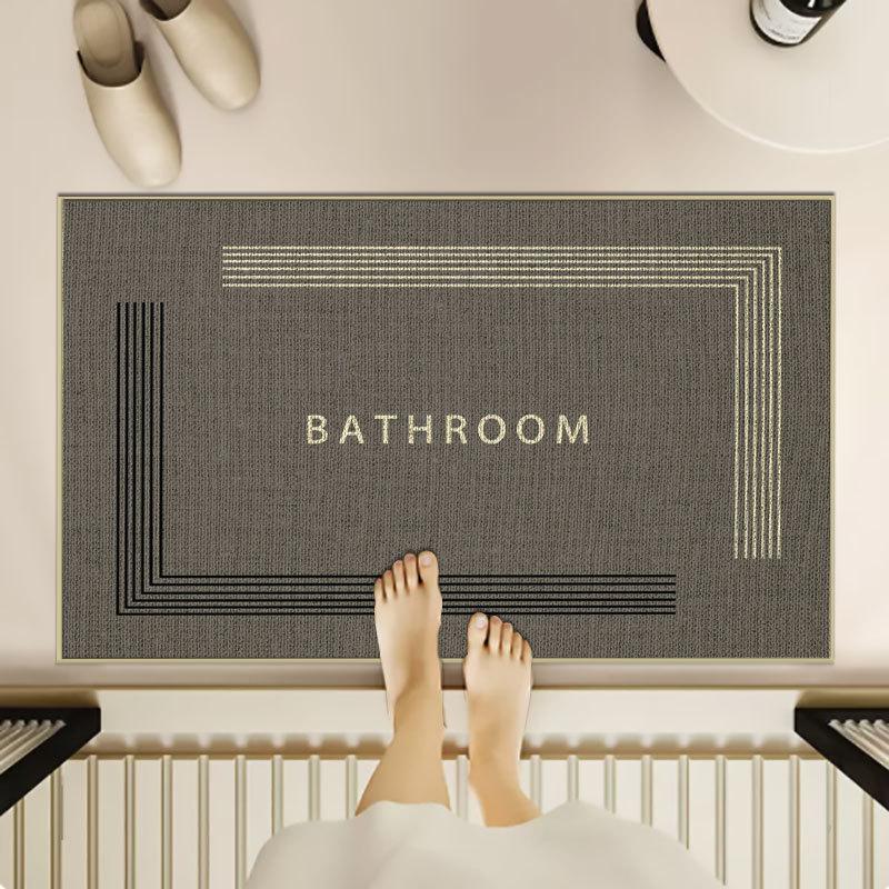 Entrance Door Mat Foot Mat Water Absorbing and Anti Slip Entrance Door Bathroom Entrance Hall Kitchen Carpet