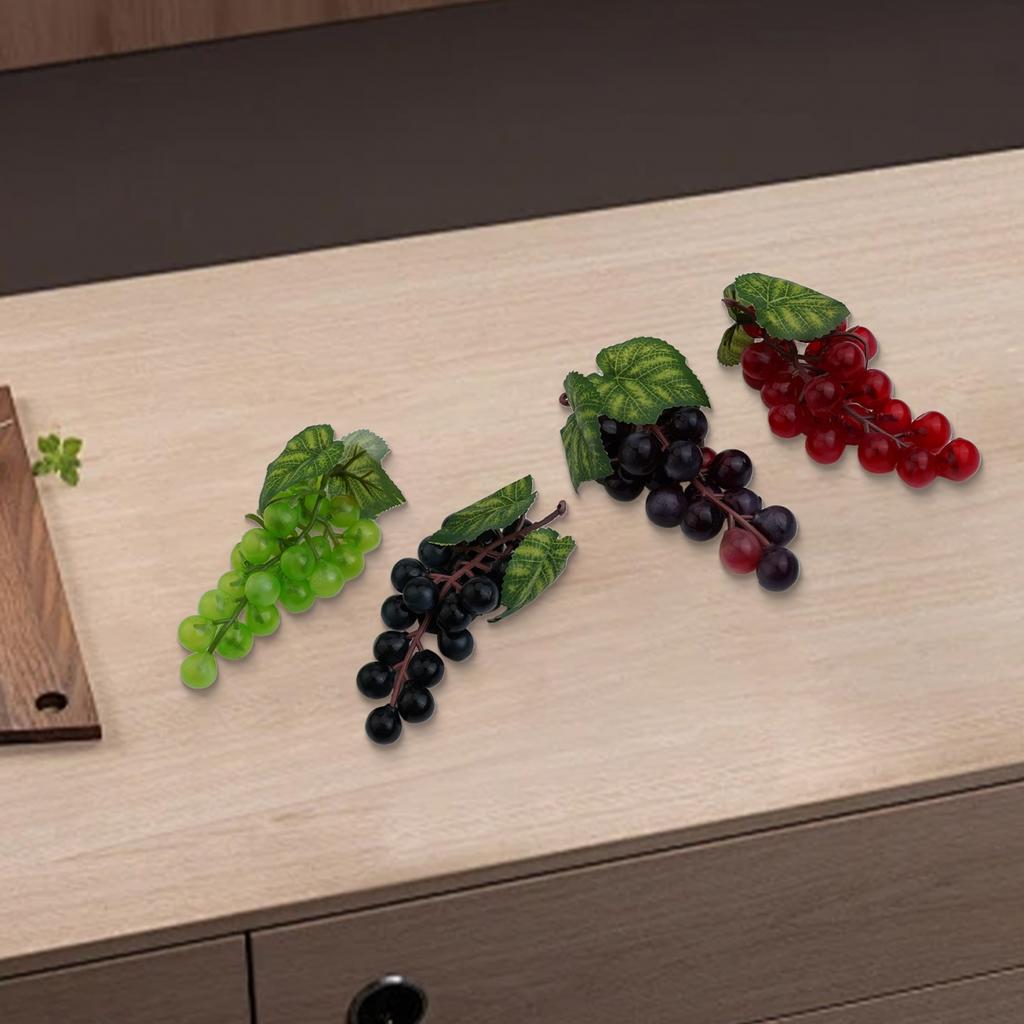 Artificial Grapes Realistic Grapes Simulated Fruit