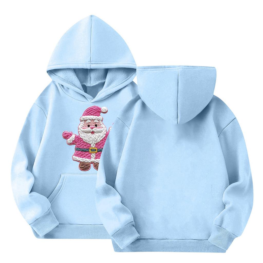 Children's Hoodies Loose Solid Color Hooded Sports Shirt Fashionable Sports Shirt