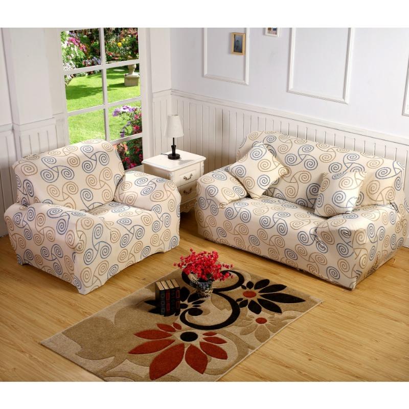 Bankhoes All-Inclusive Antislip Stretch Bankhoes Echt Leer Vintage Bankhoes Volledig Bedekkend Stof Ambacht Combinatie Bankkussen