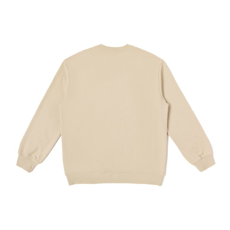Xline Series FW23 Comfortable Round Neck Logo Print Long Sleeve Sweatshirt Men sweatshirt Beige LMT007094204177A03034