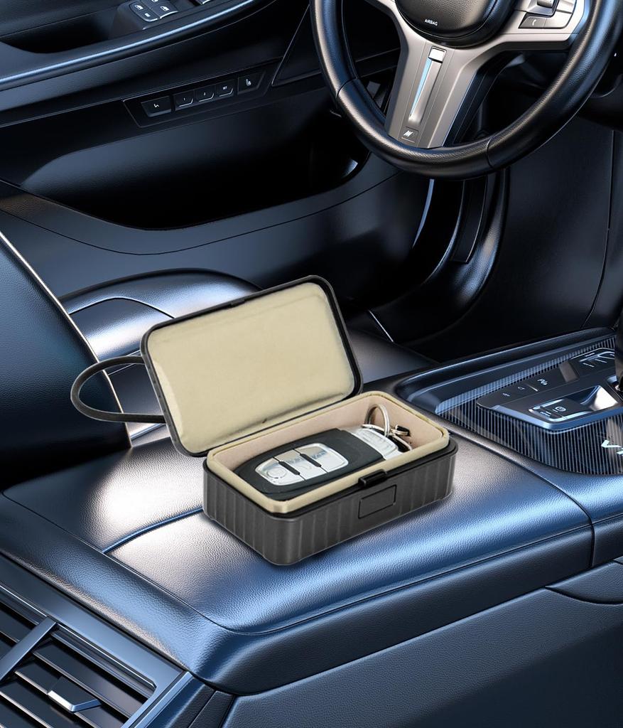 CigaMaTe Relay Attack Prevention Key Case, Radio Wave Blocking Key Case, Smart Key, Radio