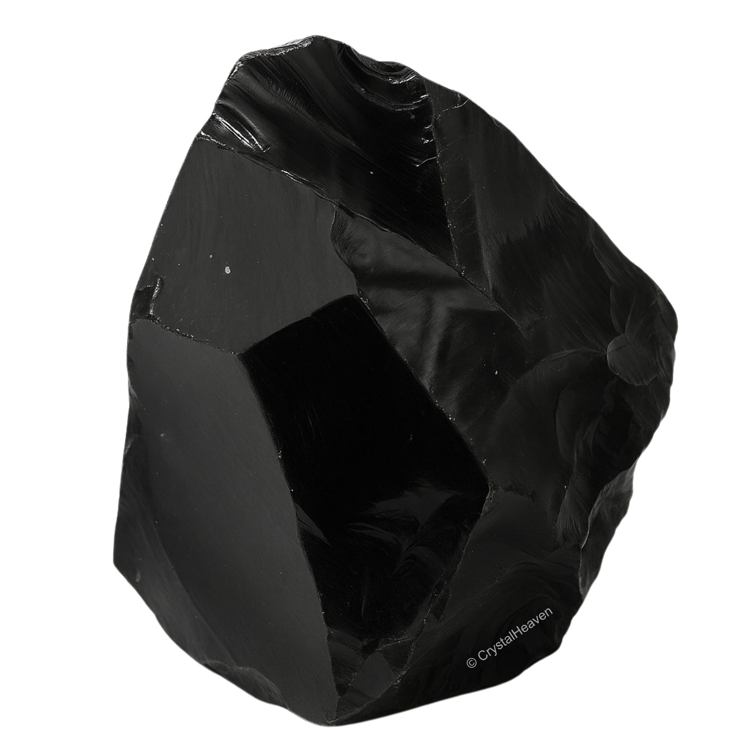 Sertificēts Melnā Obsidiāna Kristāla Dziedināšanas Neapstrādāts