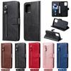 Suitable for Huawei P40 mobile phone leather case, calf pattern zipper wallet insert card bracket anti-drop protective case A91
