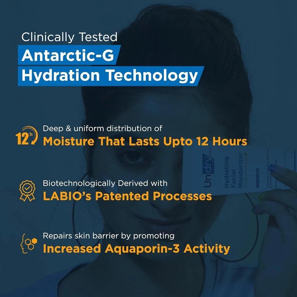 Undry Hydrating Facial Moisturizer Spf 30, 80ml