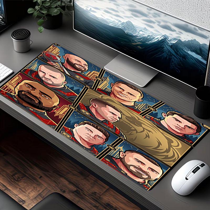 North Sydney Bears Druck Mauspads, für Tastaturauflage Laptop PC Matte für Büro Heimgebrauch, Schreibtischdekoration, Perfektes Geburtstagsgeschenk für Gamer