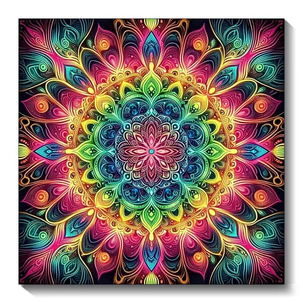 Diamond Painting Mandala DIY 5D Full Square Round Drill Embroidery Fantasy Mosaic Flower Wall Decorations Living Room New 2026