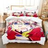 Anime Charlotte Bedding Set Single Twin Full Queen King Size Bed Set Aldult Kid Bedroom Duvetcover Set Kawaii Bed Sheet
