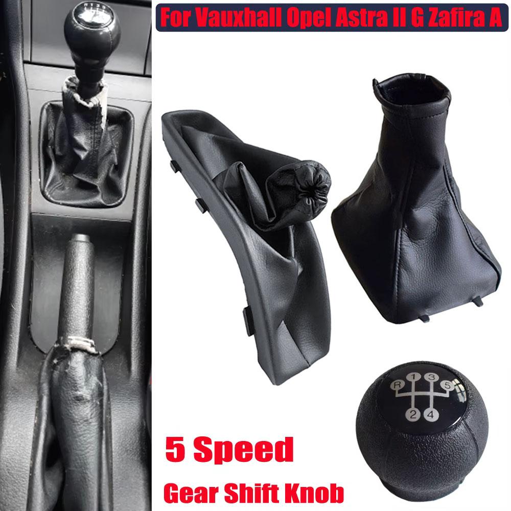 Gearstang Håndtag Shifter Håndbold Med Støvle Case Manuel 5-trins til Vauxhall Opel Astra II G Zafira A 1998-2010