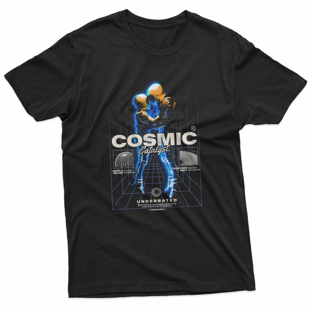 Cosmic Catalyst Cyberpunk Couple Streetwear TShirt Unisex T-Shirt XL