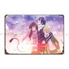 Noragami 4 Metal Sign Poster Bar Cinema Printed Funny Wall Cave Tin Sign Poster