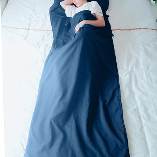 Sleeping Bag with Pillowcase Super Soft Wear Resistant Waterproof Non-Fading Lightweight Foldable Travel Sheet