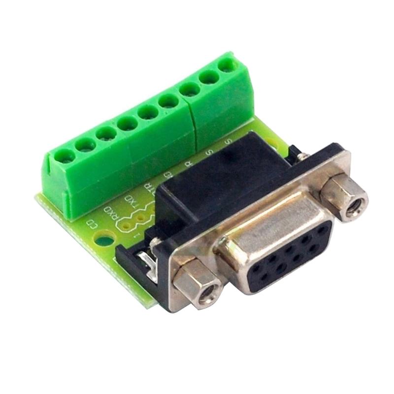 Durability DB9 Male/ Female Connector Industrial Connector Good Conversion Performance Screw Terminal Block Accessory