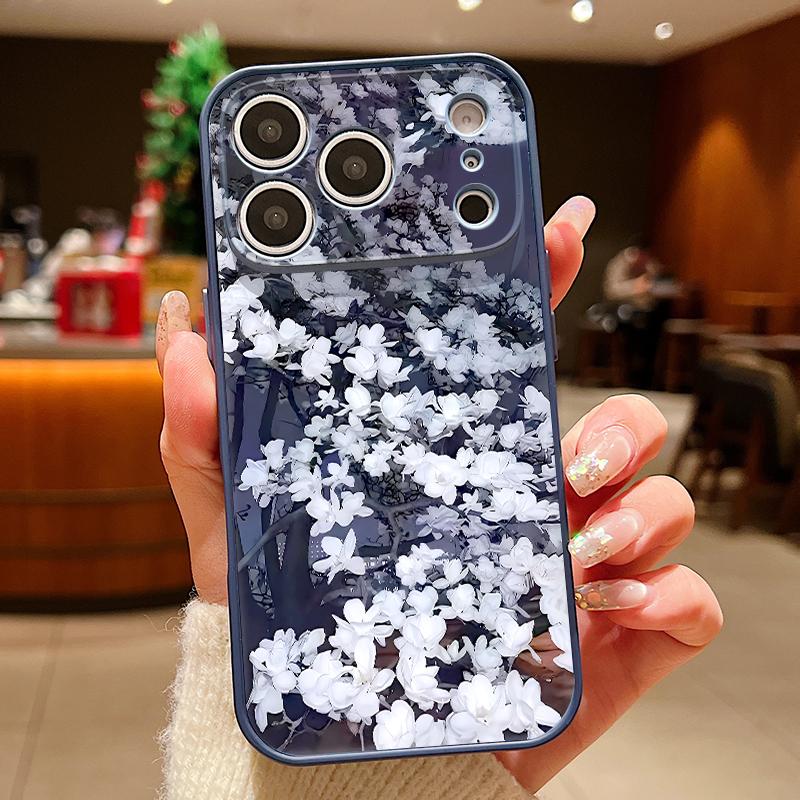 Retro Floral Pattern Case For iPhone 17 Pro Max Magnetic For Magsafe Hybrid Slim Matte Cover For iPhone 16 15 14 13 Pro Max