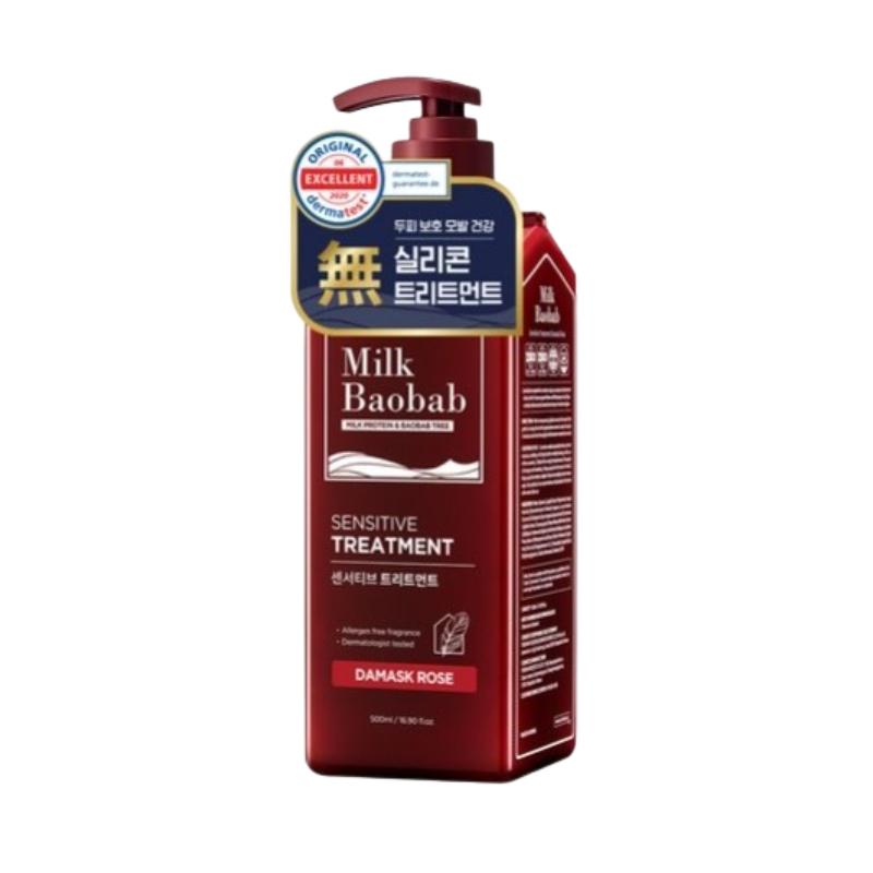 

Milk Baobab Средство для чувствительных волос 500 мл | Аромат дамасской розы | Успокаивающий и питательный уход за волосами для чувствительной кожи головы 500ml
