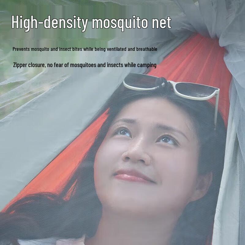 ShangKaoJia Outdoor Double Hammock with Mosquito Net