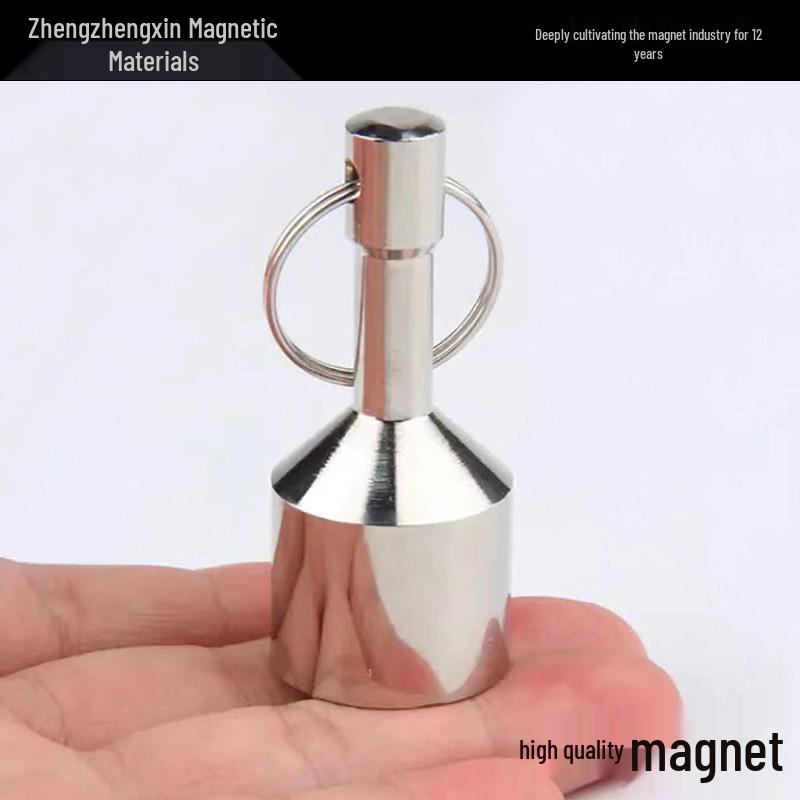 Stainless Steel Magnetic Keychain & Identifier Ring