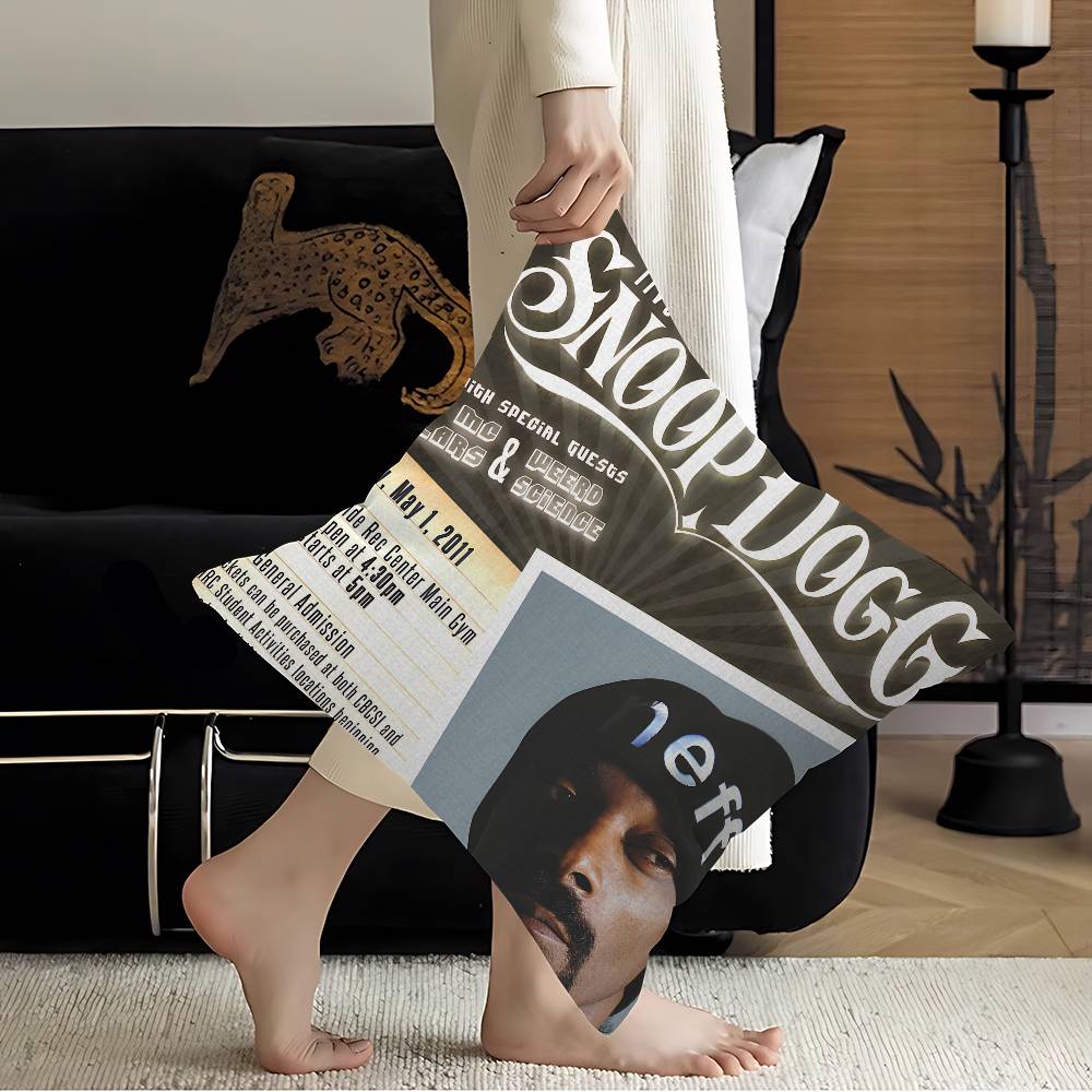 

HipHop Rapper SSnoop DDogg Decorative Room Aesthetics Pillow Case Home Decor Bedroom Sofa Bed Couch Pillow Cover 45x45 30x30 cm