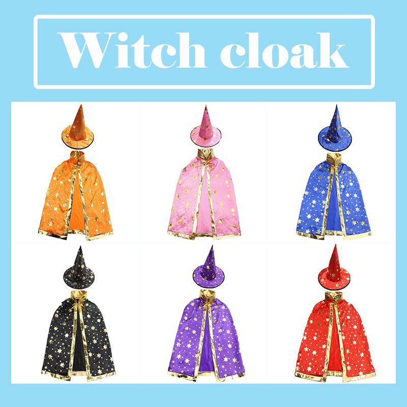 Stunning Halloween Cape With Elegant Hat For Kids And Adults Costume Parties
