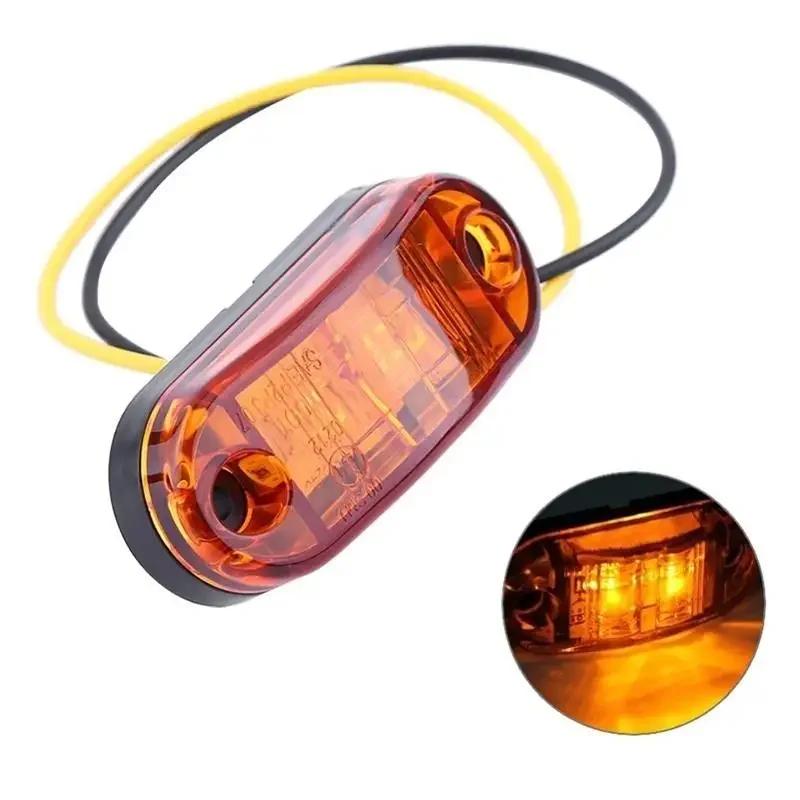 1 Pcs Truck 12V24V Universal Waterproof LED Side Taillights Mesh Car Lights Piranha E4 Trailer Signal Turn Signals