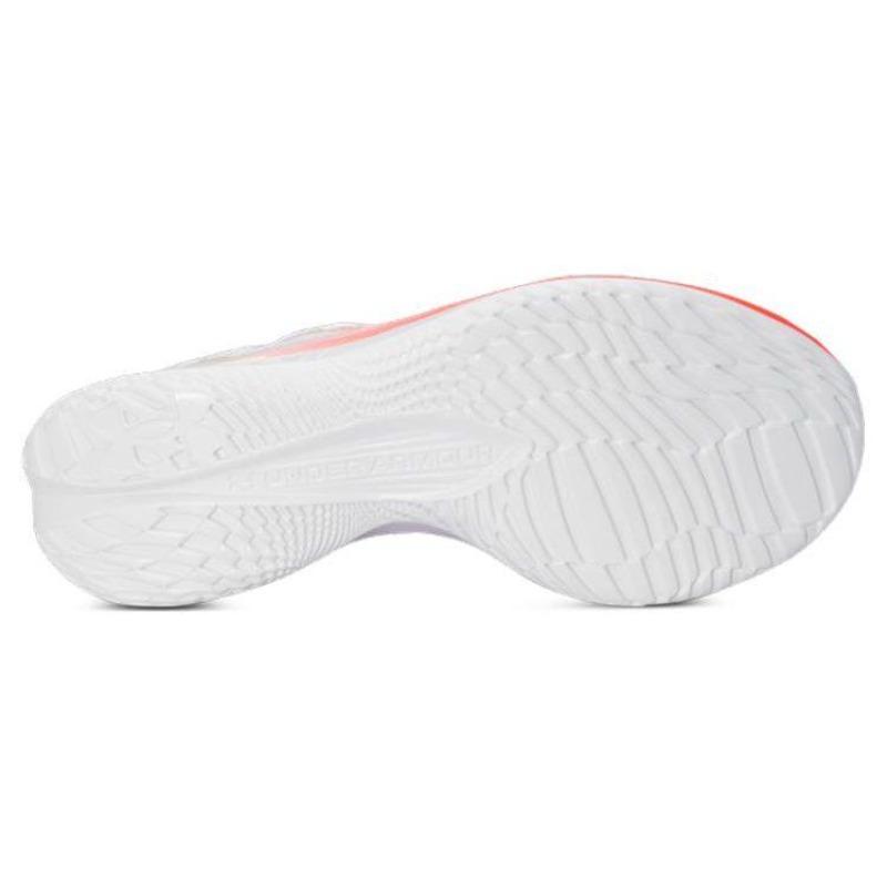 Under Armour Flow Velociti Elite Fabric Carbon Plate Low Top Running Shoes Unisex White Red 3026801-101