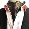 "Men's Paisley Polyester Jacquard Scarf - Gao Mouqiang Style for Trendy Business Attire"