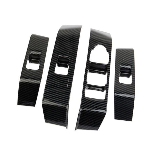 4 Window Lift Switch Panel Covers for 2023-2024 Chevrolet Colorado Models None