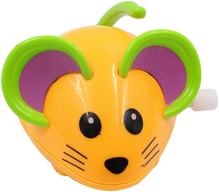 Garneck Wind-Up Toy Mouse - 8cm Fun Kids Birthday Party Toy & Cat Lover Gift for Pets
