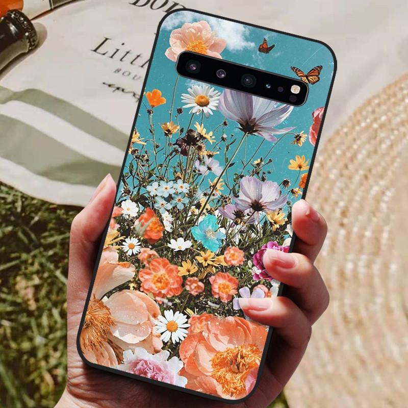 Per Samsung S10 5G Custodia Cover Posteriore in Silicone Custodia per Telefono Per Samsung Galaxy S10 5G G977N Custodie per Galaxy S 10 5G Paraurti Morbido Funda