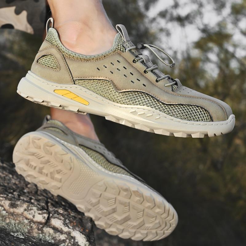 38-46 Summer Men's Large-size Breathable Outdoor Walking Casual Shoes Hiking Shoes Sneakers