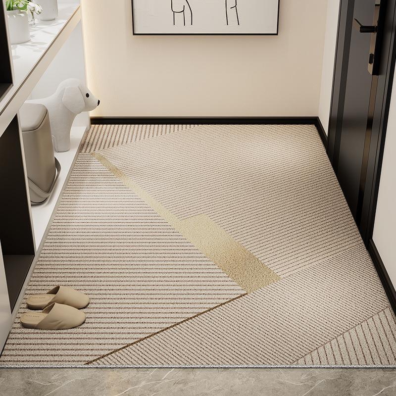 Light Luxury High-End Door Floor Mat, Dirt-Resistant, Wear-Resistant And Non-Slip Mat, Household Tailor-Able Mud Scraping Soil Silk Ring Floor Mat