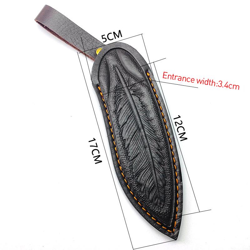 Rindsleder Messerscheide Outdoor Kleines Gerades Messer Set Gürtelschlaufe Jagd Multi Holster Tragescheide Camping Ledermesser Scheide
