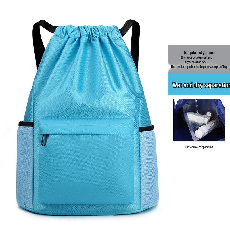 Portable Fitness Drawstring Backpack for Sports, Training, and Events