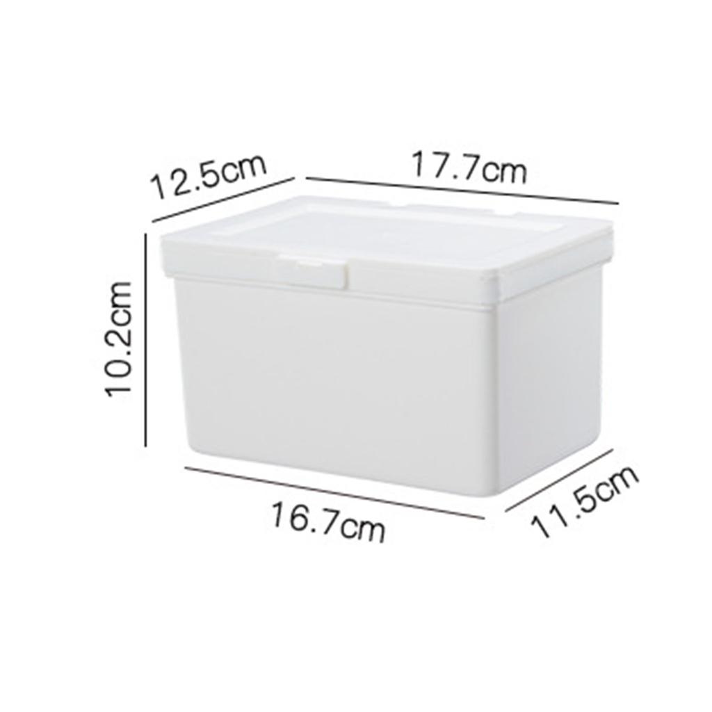 Pudełko-dozownik na osłony twarzy Wielofunkcyjne Duża pojemność Pyłoszczelne Ochronne Pudełko do przechowywania na biurko z C