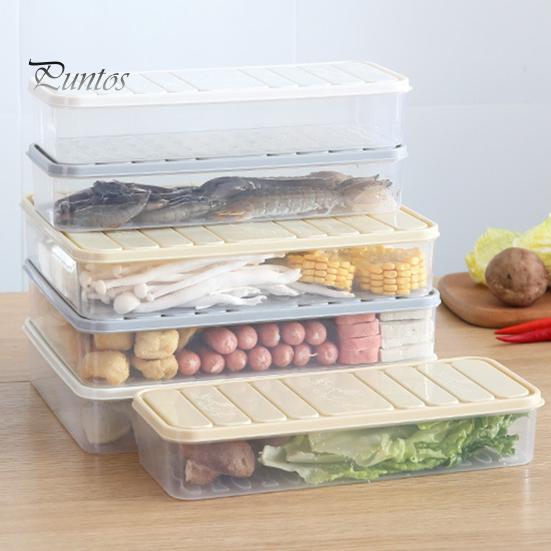 Cutie de depozitare găluște Organizator frigider de capacitate mare Cutie transparentă de depozitare a alimentelor pentru bucătărie de acasă
