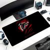 Atlanta Falcons (5) Tapis de souris Avec une base en caoutchouc antidérapante Parfait pour une utilisation à la maison au bureau Et un cadeau idéal pour les joueurs