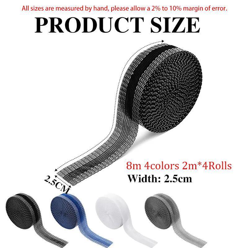 Xiaomi 8m(4colors)Quick Hem Tape for Pant Cuffs, Hot Melt Glue No Sew Pants Length Alteration Tool, Easy Household Sewing