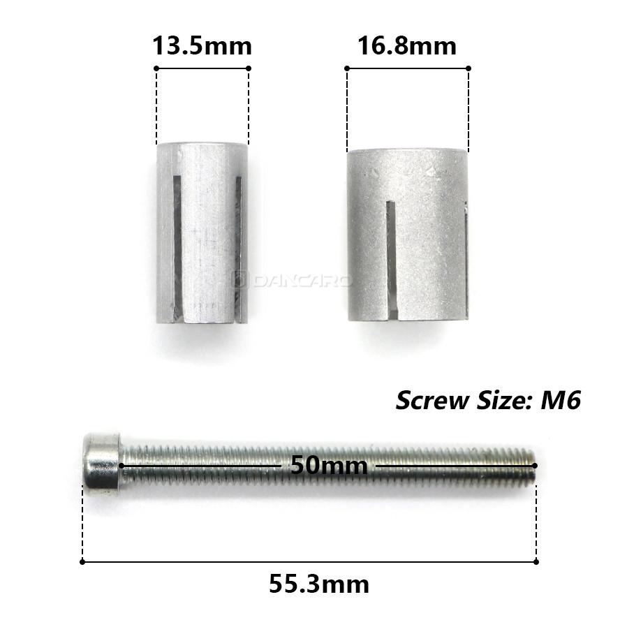 2pcs/set 13/16mm Motorcycle Expansion Screw Handguard Handlebar End Plugs Screw Universal Handle Bar Expand Screws Accessories