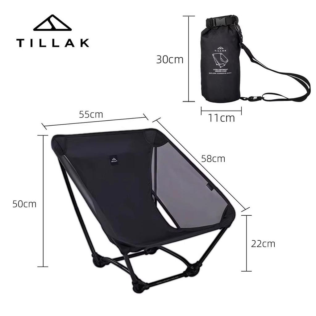 Moon Chair: Lightweight, Folding, Four-Legged Mesh for Hiking, Camping & Outdoor Use.