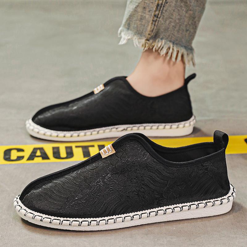 Fisherman's Shoes Summer Men’s Sneakers Canvas Shoes For Men Breathable Casual Shoes Male Flat British Style Loafers Men