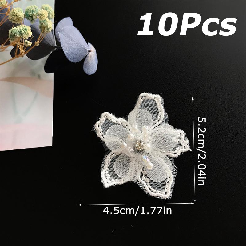 10PCS/Pack Lace Stage Costumes Daily Practicality DIY Creative Durable Repairing Embroidery Patches Clothing Renovation