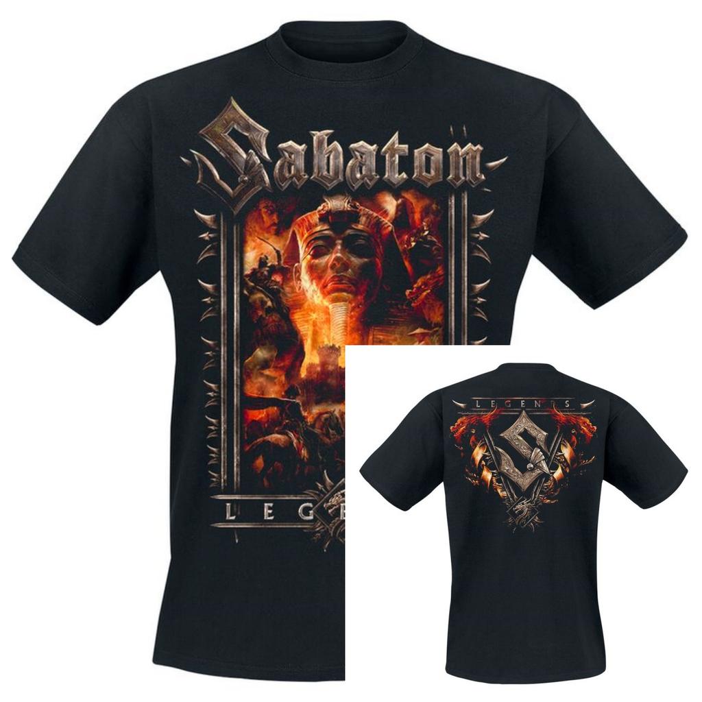 Hot Sabaton Graphic Cotton Band Shirt Unisex Summer Short Sleeve Fashion Brand Tee Luxury Casual Vintage