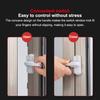 2/3/5 Pezzi Serrature a T in Plastica Upvc Sicurezza per Bambini Finestra Porta Maniglia di Sicurezza a Leva Serratura a Scatto Serratura per Balcone