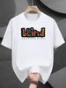 Lässiges Baumwoll-T-Shirt mit "Blind Skateboards" Grafikdruck - Kurzarm