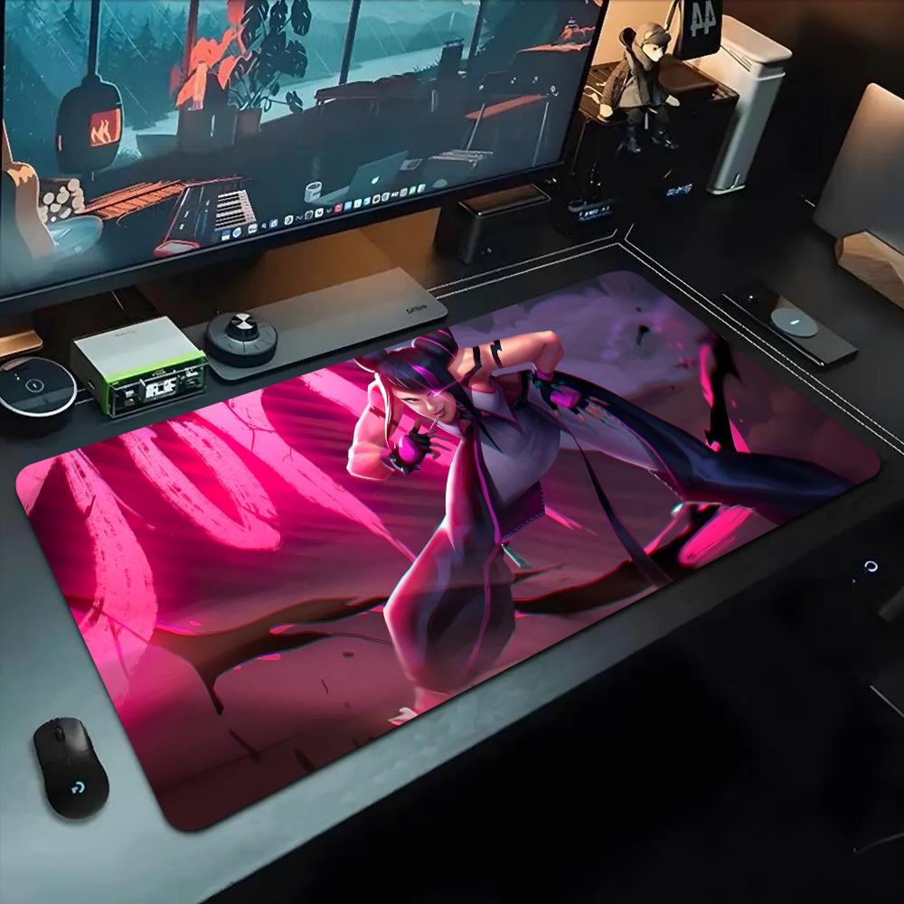 juri han Mouse Pad 500X1000 mm Large Gaming Mousepad Gamer XL Rubber Otaku Keyboard Pad Laptop Desk Mat
